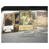 Set of 5 Paper Advertising Calendars Early