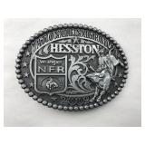 Heston NFR Rodeo 2009 Belt Buckle