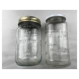 2 Mason Jars