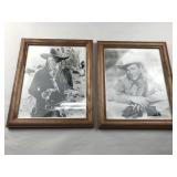Roy Rogers Hopalong Cassidy Framed Pictures