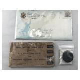 Fort Benning Military Letter AHR Co booklet button