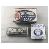 3 Soap Boxes Vintage
