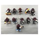 11 California Raisins Figurines