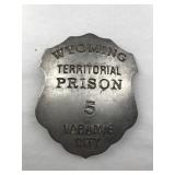 Wyoming Laramie City Prison Badge