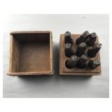 Set of 9 Matthews Number Steel Punchers