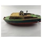 Vintage Toy Boat "Sea Queen" Metal