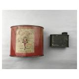 Set of 2 Old Tins