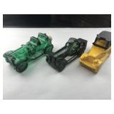 Set of 3 Vintage Avon Cologne Bottle Cars