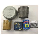 Set of 6 Tobacco Tins