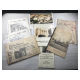 Set of Old Pamphlets and Newspapers