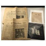 Set of Old Pamphlets and Newspapers