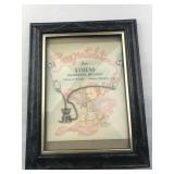 Athens Creamery Congratulations Message Framed