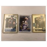 Set of 3 Rookie Basketball Trading Cards