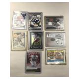 Set of 8 Football Trading Cards