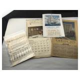 Set of 4 Advertising Calendars