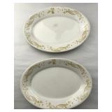 Set of 2 Porcelain Elias Brothers Plates