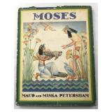 FIRST EDITION 1938 Petersham Bible Books Moses
