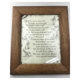 Vintage Duke Sands Podner Poem Framed