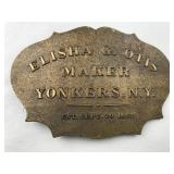 Elisha G. Otis Makers Belt Buckle Metal