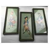 Set of 3 Pete Hawley Framed Drummer Boy War Art