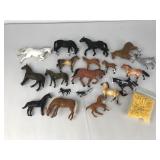 Toy Lot of Horses and other animals