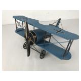 Blue Metal Biplane