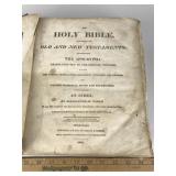 The Holy Bible 1836 Rough Condition
