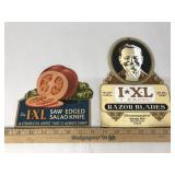 2 Vtg English Advertising Pieces