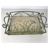 Butterfly Metal Tray