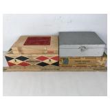 4 Cigar Boxes