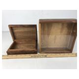2 Wooden Boxes