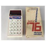 Spirit of 76 Electronic Calculator TI w/ box