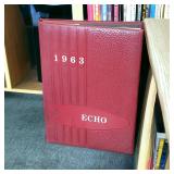 1963 Croft High School Echo Yearbook