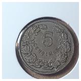 Luxembourg 5 Centimes Guillaume IV William IV