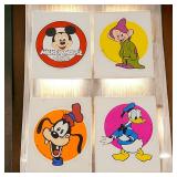 Lot of 4 Vintage Walt Disney Production Stickers