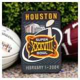 2004 NFL Super Bowl XXXVIII 38 Logo Patch