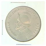 Collectible Coin Panama 1973 1/2 Balboa