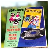 Old MacDonald Vinyl Record Read Along Book