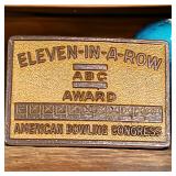 American Bowling Congress Award Belt Buckle