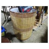 large wicker basket