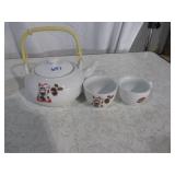 vintage japanese style tea set