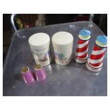 salt and pepper shakers .