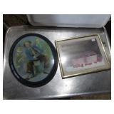 fruit and clown wall decor