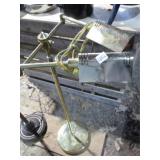 brass floor lamp
