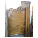 wooden bed frame