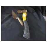 trowel and axe