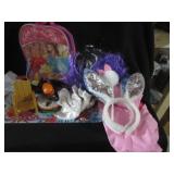 kids bag, dress up, toys, etc.