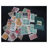Stamp lot.