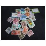 Stamp lot.