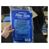 rite size bonded filter pads